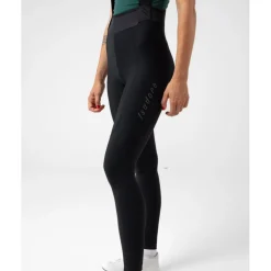 Isadore Signature Thermal Fietsbroek met bretels Dames - Zwart