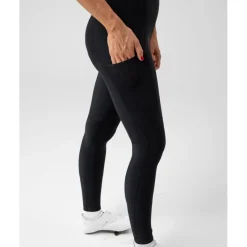 Isadore Signature Thermal Fietsbroek met bretels Dames - Zwart