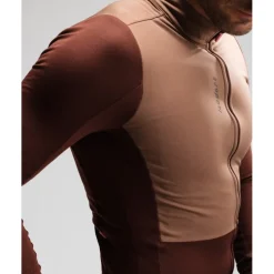 Isadore Signature Wind Block Fietsshirt met lange mouwen Heren - bitter chocolate