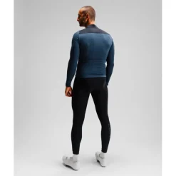 Isadore Signature Wind Block Fietsshirt met lange mouwen Heren - mood indigo