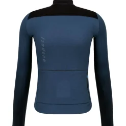 Isadore Signature Wind Block Fietsshirt met lange mouwen Heren - mood indigo