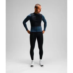 Isadore Signature Wind Block Fietsshirt met lange mouwen Heren - mood indigo