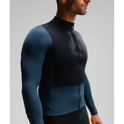 Isadore Signature Wind Block Fietsshirt met lange mouwen Heren - mood indigo