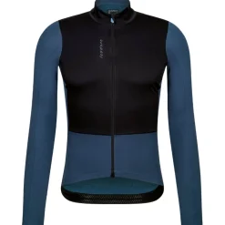 Isadore Signature Wind Block Fietsshirt met lange mouwen Heren - mood indigo