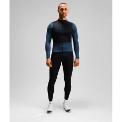 Isadore Signature Wind Block Fietsshirt met lange mouwen Heren - mood indigo