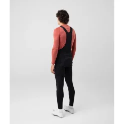 Isadore Signature Winter Polartec Fietsbroek met Bretels Heren - zwart