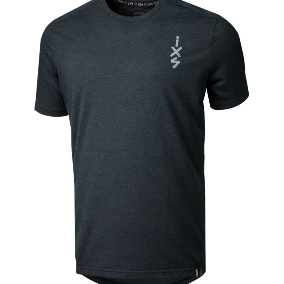 iXS Flow 1.0 Tech Shirt Heren - zwart