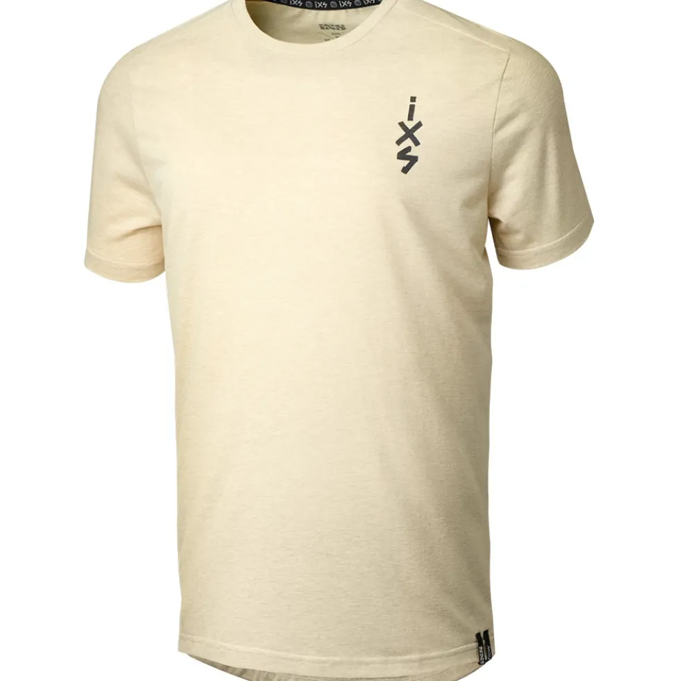 iXS Flow 1.0 Tech Shirt Heren - sand