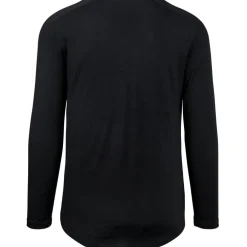 iXS Flow Merino MTB Fietsshirt met Lange Mouwen Heren - zwart
