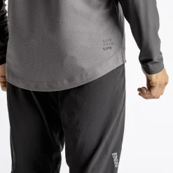 iXS Flow XTG Henley Fietsshirt met lange mouwen Heren - olive/black