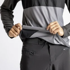 iXS Flow XTG Henley Fietsshirt met lange mouwen Heren - olive/black