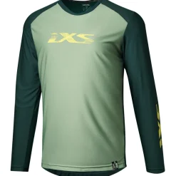 iXS Trigger Lite 1.0 MTB-Fietstrui met lange mouwen Heren - sage-duck green