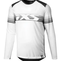 iXS Trigger Lite 1.1 MTB-Fietstrui met lange mouwen Heren - wit/zwart
