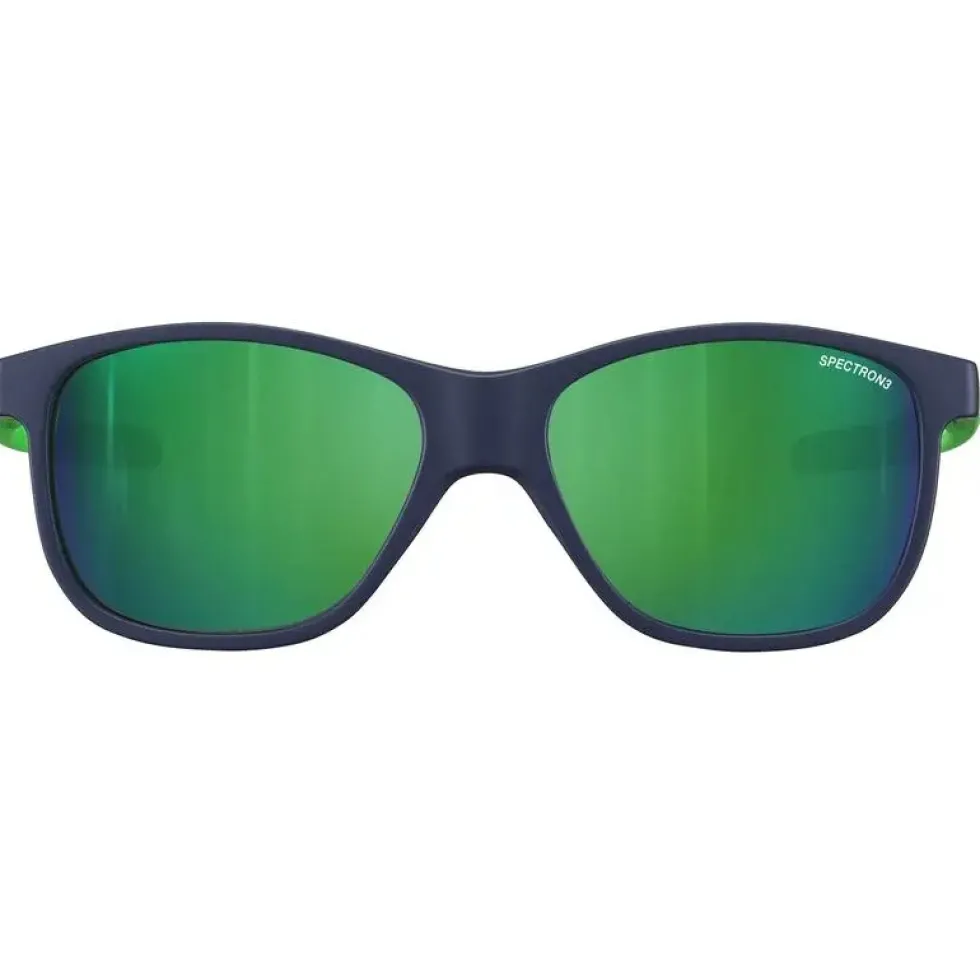 Julbo Turn 2 Zonnebril Kinderen - Dark Blue/Green - Green Flash Spectron 3