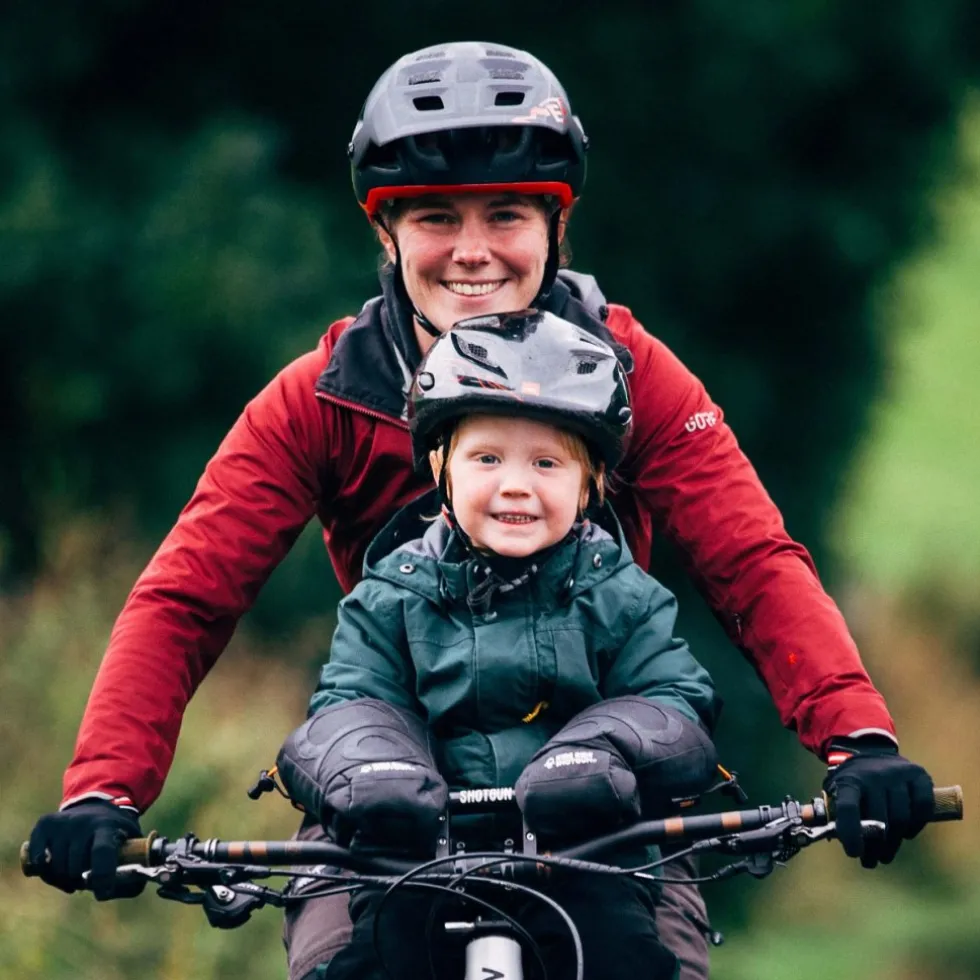 Kids Ride Shotgun Pogies Stuurmanchetten - zwart