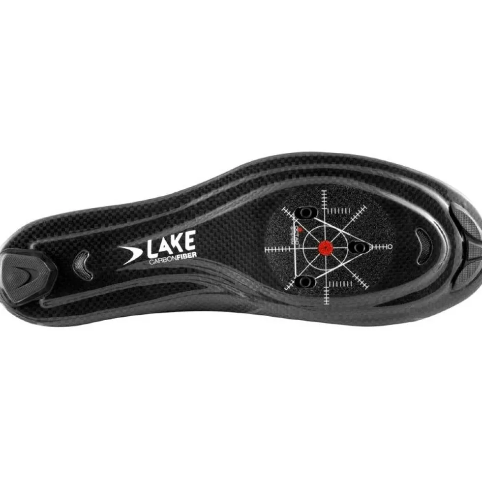 Lake CX238 Racefietsschoenen Heren - Clarino Microvezel - wit/wit
