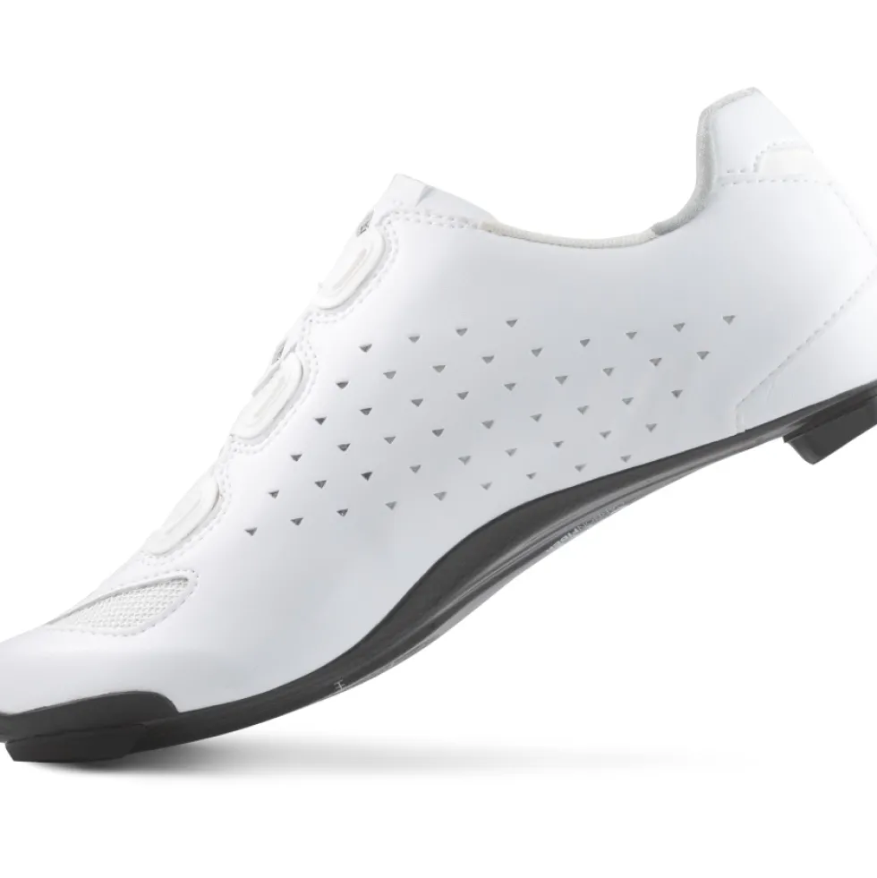 Lake CX238 Racefietsschoenen Heren - Clarino Microvezel - wit/wit