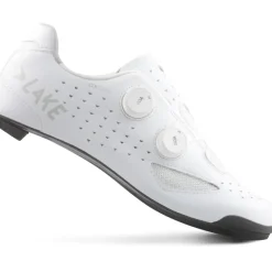 Lake CX238 Racefietsschoenen Heren - Clarino Microvezel - wit/wit