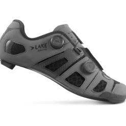 Lake CX242 Racefietsschoenen Heren - mat grijs/zwart