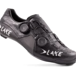Lake CX403 Racefietsschoenen Heren - Breed - zwart/zilver