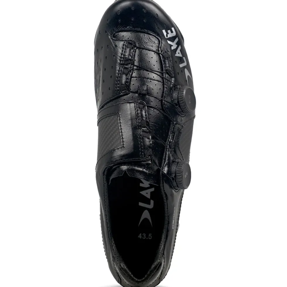 Lake CX403 Racefietsschoenen Heren - Breed - zwart/zilver