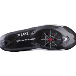 Lake CX403 Racefietsschoenen Heren - Breed - zwart/zilver