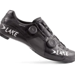 Lake CX403 Racefietsschoenen Heren - Breed - zwart/zilver