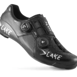 Lake CX403 Racefietsschoenen Heren - zwart/zilver