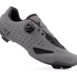 Lake CX177 Racefietsschoenen Heren - mat grijs/zwart