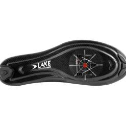 Lake CX242 Racefietsschoenen Heren - Breed - mat grijs/zwart