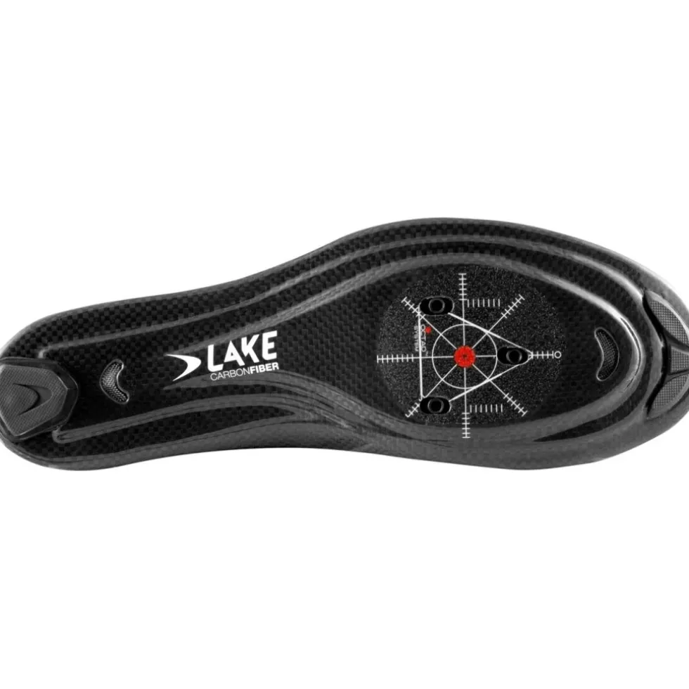 Lake CX242 Racefietsschoenen Heren - Breed - mat grijs/zwart