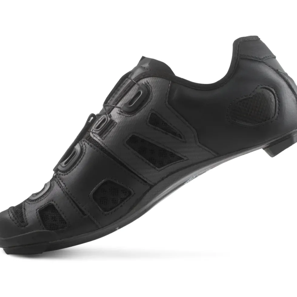 Lake CX242 Racefietsschoenen Heren - Breed - zwart/zilver