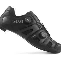 Lake CX242 Racefietsschoenen Heren - Breed - zwart/zilver