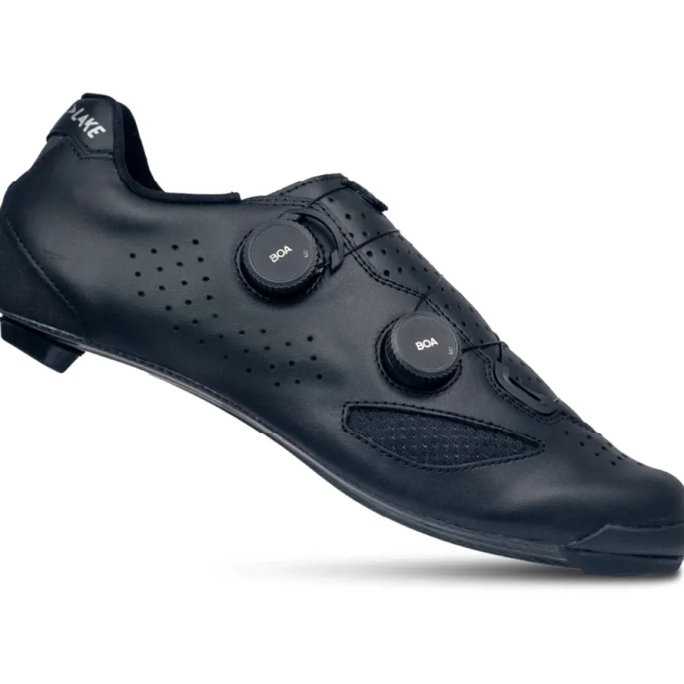 Lake CX239 Racefietsschoenen Heren - Breed - zwart/zwart