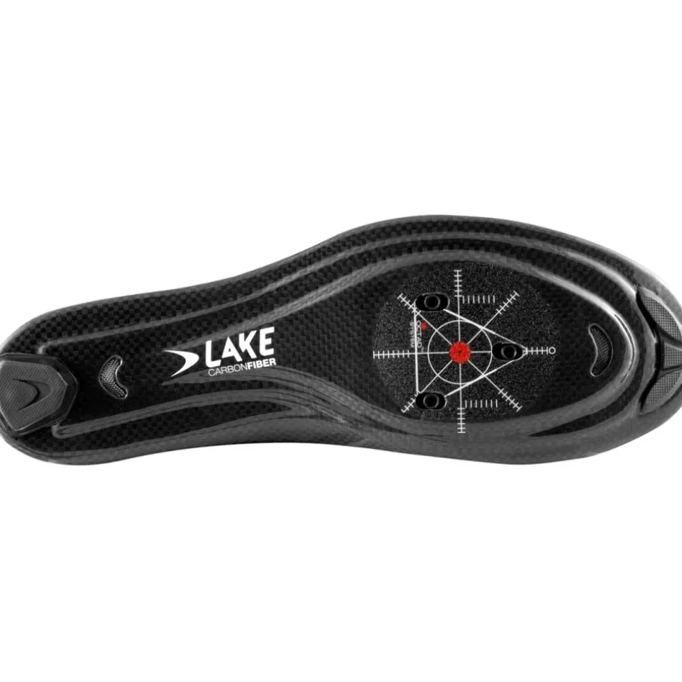 Lake CX239 Racefietsschoenen Heren - Breed - zwart/zwart