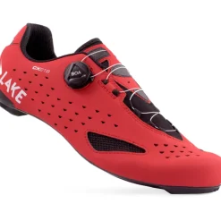 Lake CX219 Racefietsschoenen Heren - Breed - rood/wit