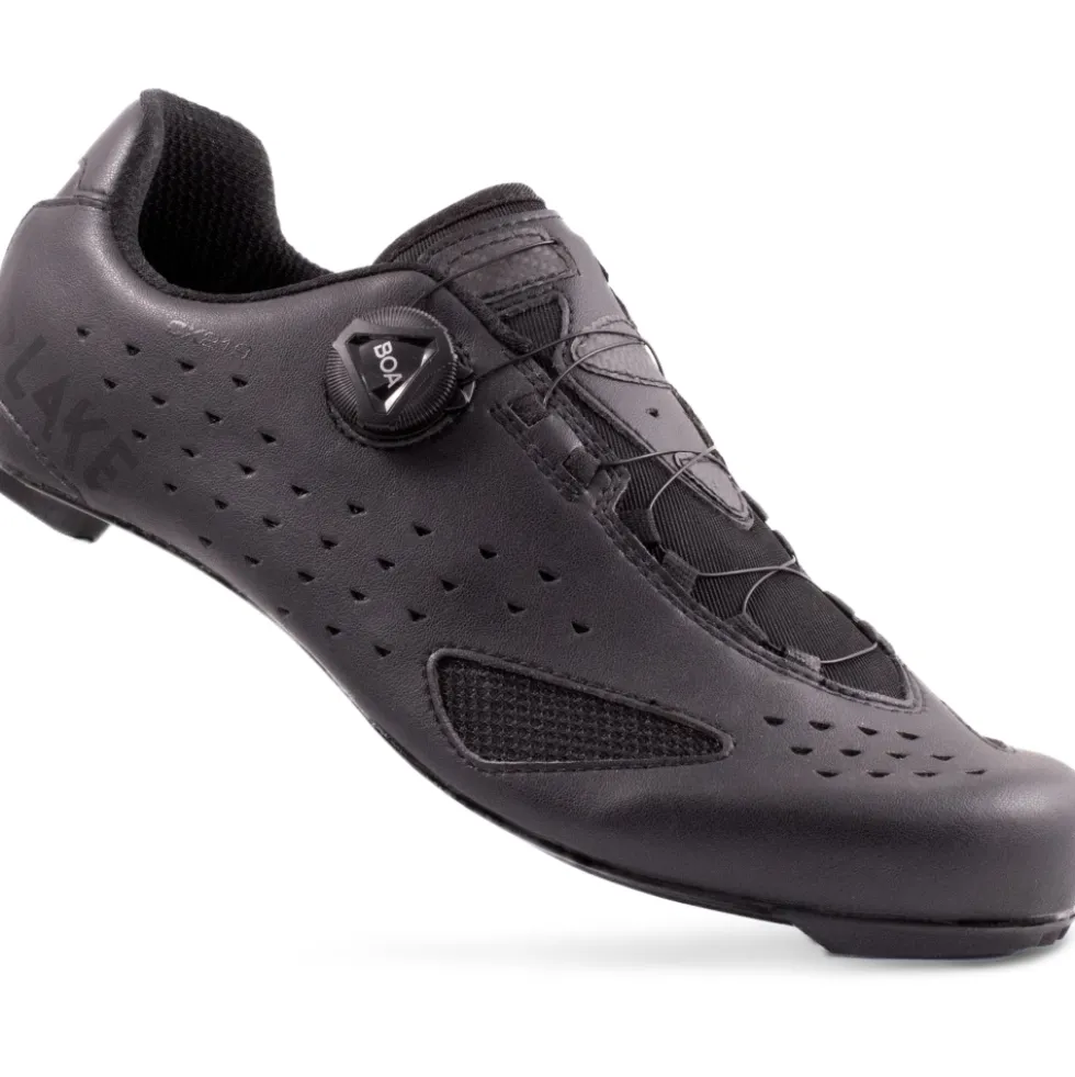 Lake CX219 Racefietsschoenen Heren - zwart/zwart