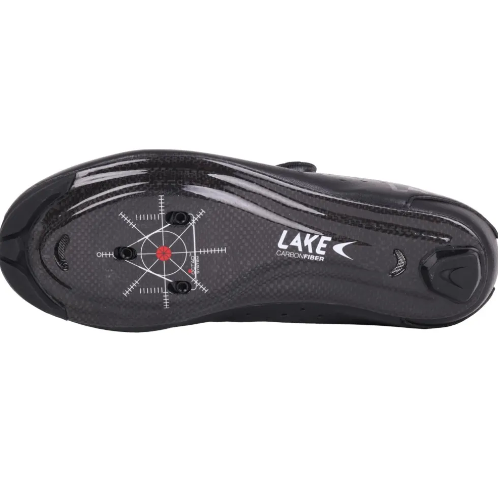 Lake CX219 Racefietsschoenen Heren - zwart/zwart