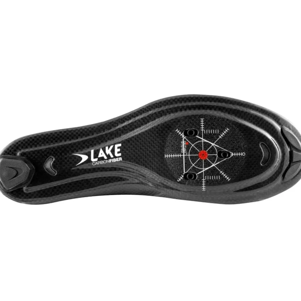 Lake CX21C Racefietsschoenen Heren - wit/wit clarino