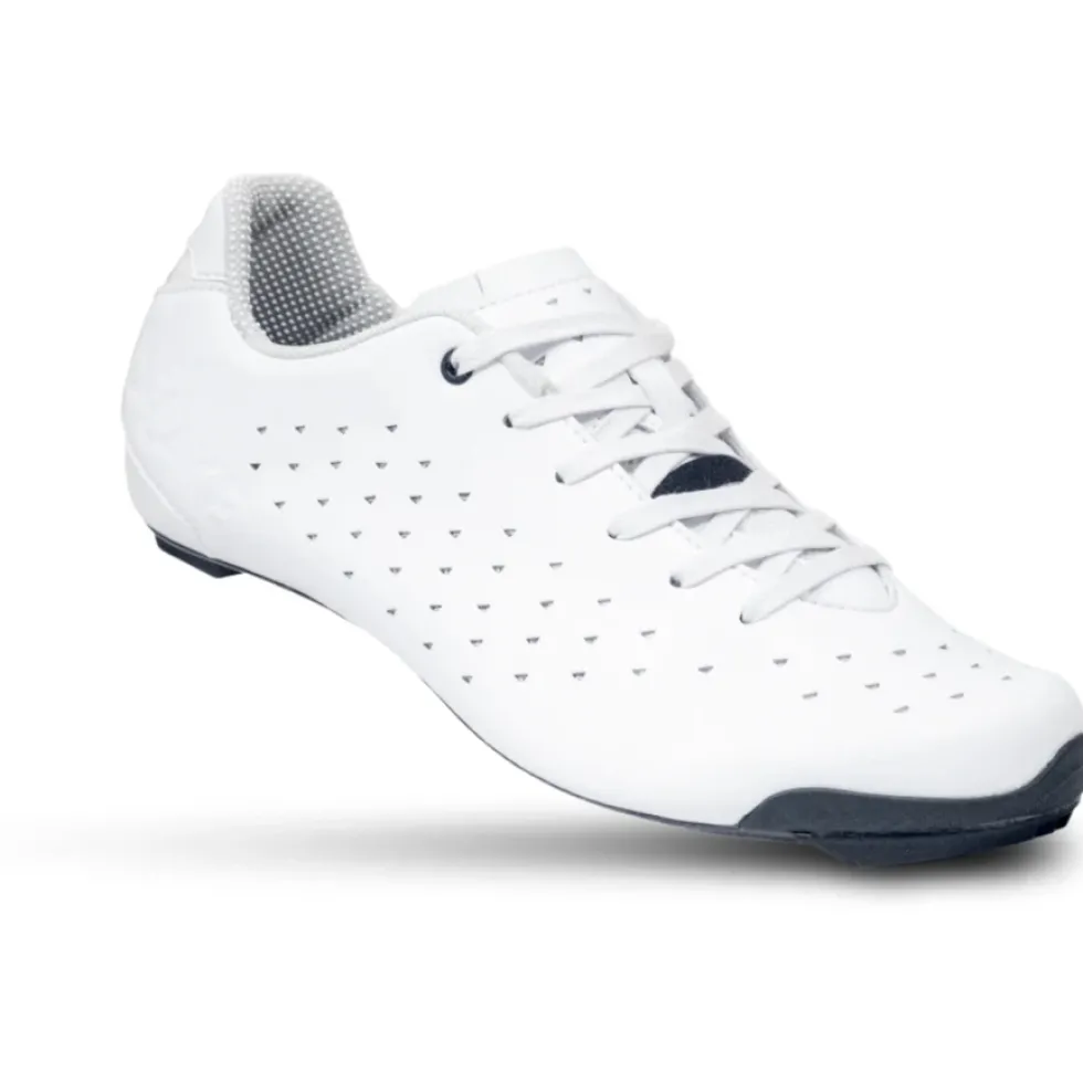 Lake CX21C Racefietsschoenen Heren - wit/wit clarino