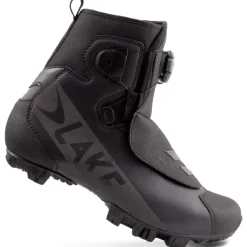 Lake MX146 MTB-Schoenen Heren - zwart/zwart reflecterend