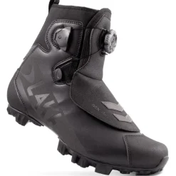 Lake MX146 MTB-Schoenen Heren - Breed - zwart/zwart reflecterend