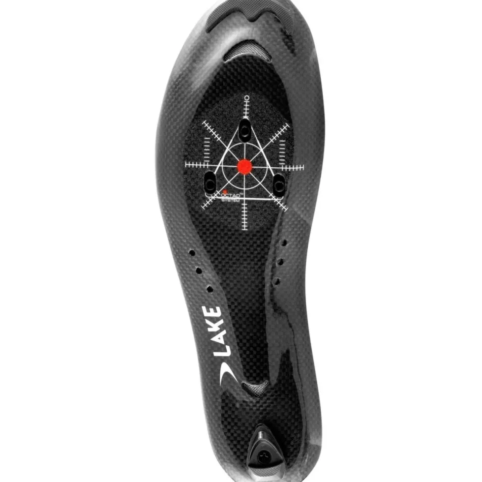 Lake Racefietsschoenen Heren - CX302 - Smal - zwart/zwart