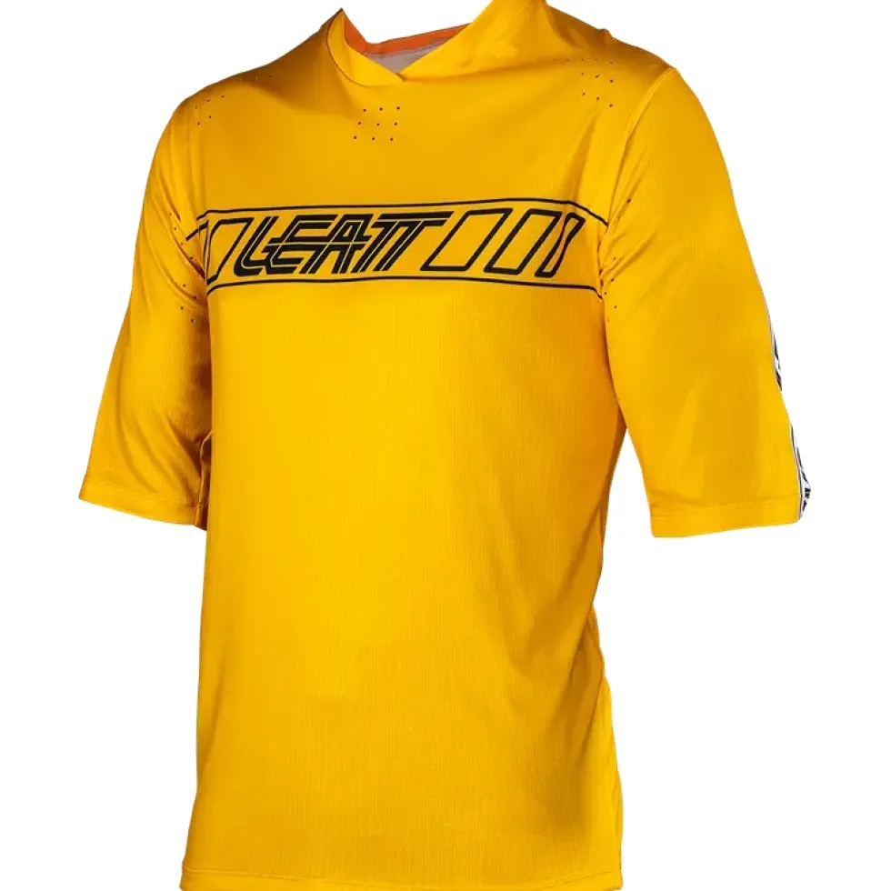 Leatt MTB Enduro 3.0 Shirt met 3/4-Mouwen Kinderen - gold