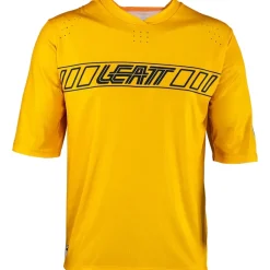 Leatt MTB Enduro 3.0 Shirt met 3/4-Mouwen Kinderen - gold