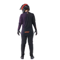 Leatt MTB Gravity 4.0 Shirt met Lange Mouwen Dames - paars