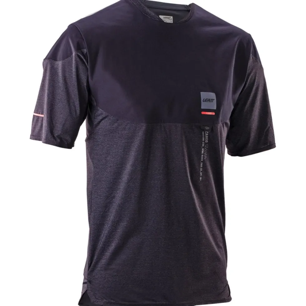 Leatt Trail 6.0 Cargo MTB Shirt Heren - ghost black