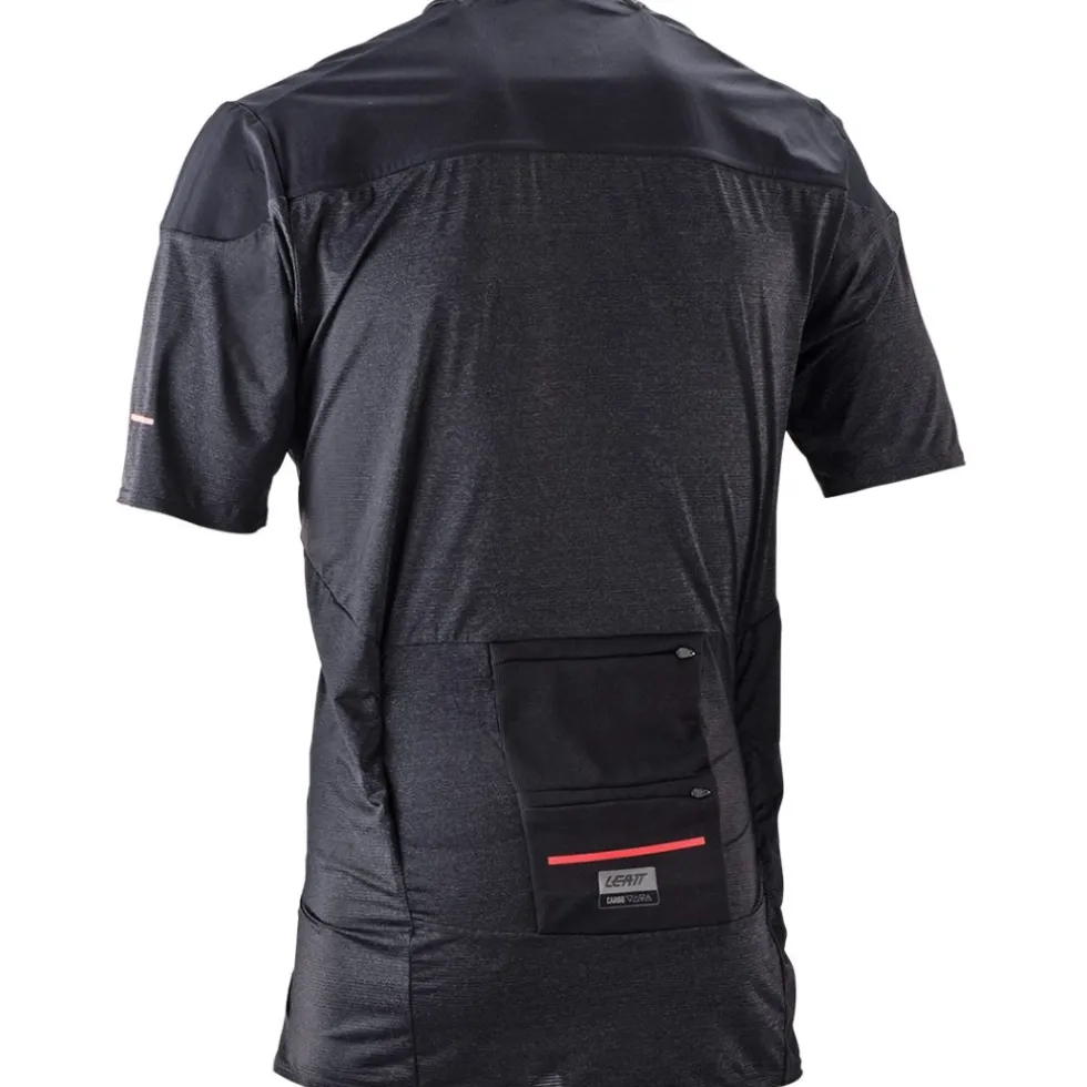 Leatt Trail 6.0 Cargo MTB Shirt Heren - ghost black