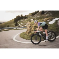 Löffler Concept SQL Fietsshort met Bretels Dames - zwart 990