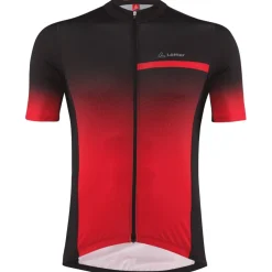Löffler Coogan Mid Full Zip Fietsshirt Heren - rouge 551